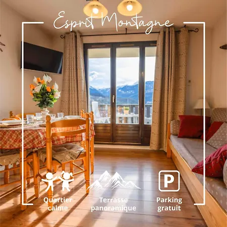 Apartment Esprit Montagne - Vue - Balcon - Parking *